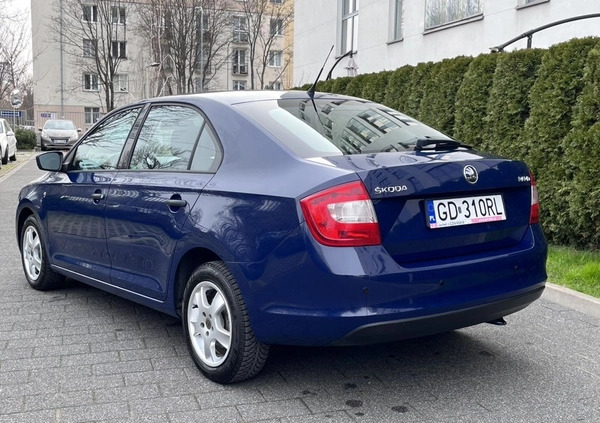 Skoda RAPID cena 18900 przebieg: 228561, rok produkcji 2014 z Warszawa małe 92